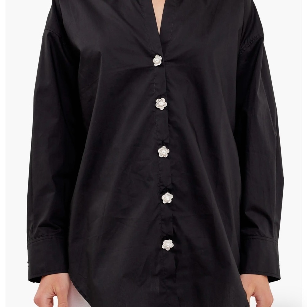 English Factory Sky Blue Button-Down Shirt - Picture 2 of 8